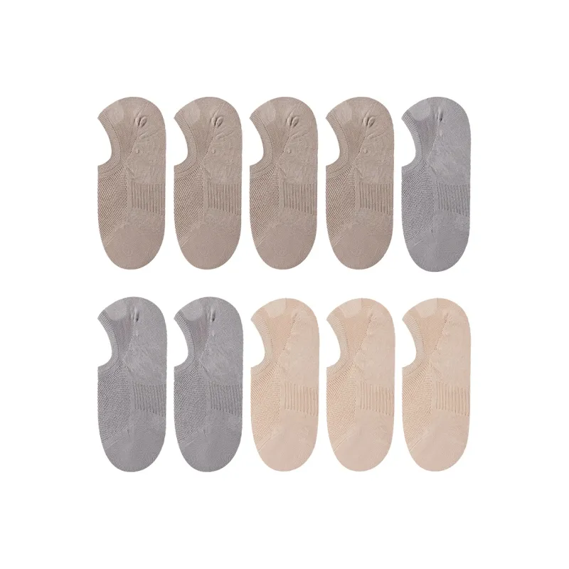 Cotton Gene No Show Socks Women's Combo Set-18