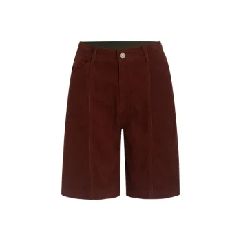 Little Pull Casual Shorts Women's Vintage Red