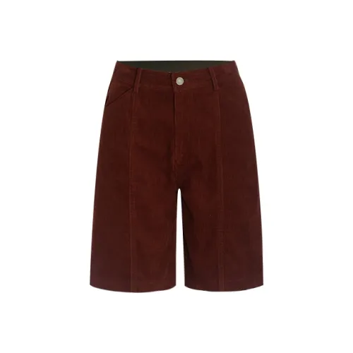 Little Pull Casual Shorts Women's Vintage Red
