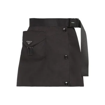 PRADA FW21 Casual Short Skirts Women's Black