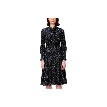 HAZZYS Long Sleeved Dresses Women's Navy Blue