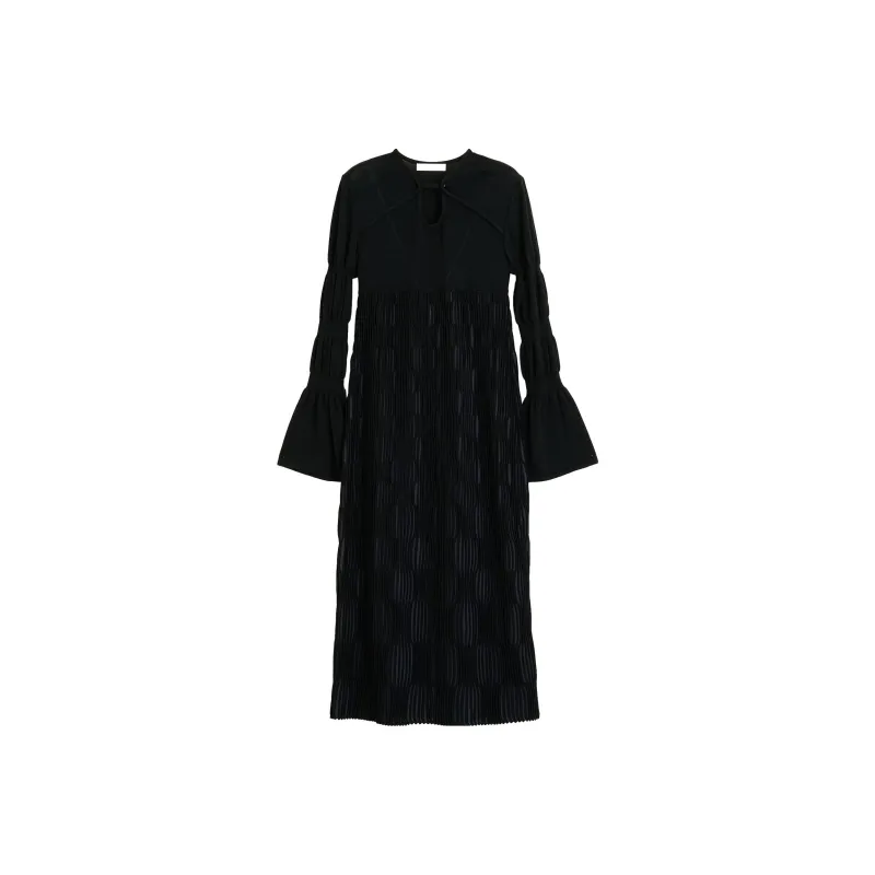 PUBLIC TOKYO Long Sleeved Dresses Women's Black-0