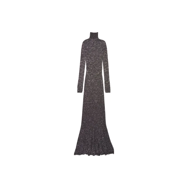 Balenciaga Sequin Embellished Maxi Dress-0