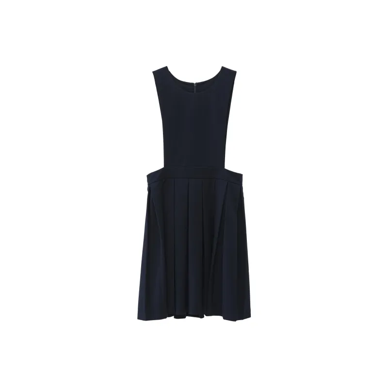 Fstudio Sleeveless Suit Dress Women's Navy Blue-0