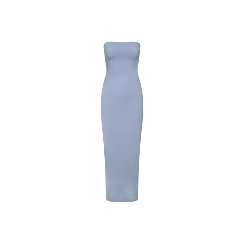 SKIMS FITS EVERYBODY TUBE DRESS Sleeveless Dress Women's Slate/Stone Plate Color-0