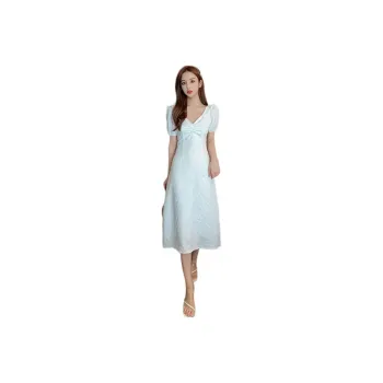 Oudifu Short Sleeved Dresses Women's