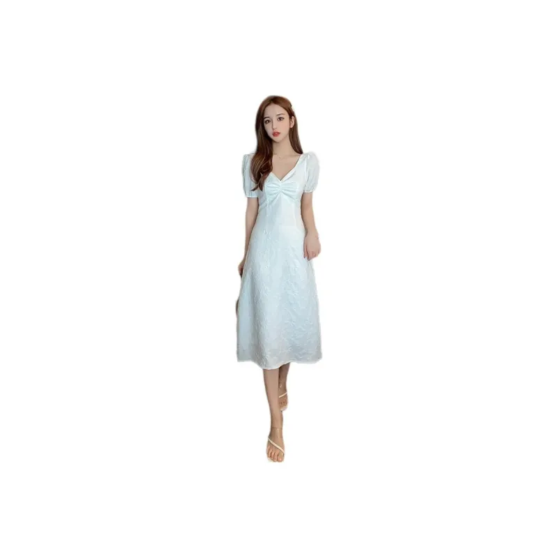 Oudifu Short-Sleeved Dresses Women's-0