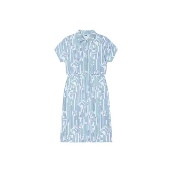 FILA EMERALD Short Sleeved Dress Women's All Over Print