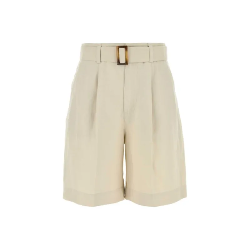 WOOLRICH Drapey Belted Shorts-0