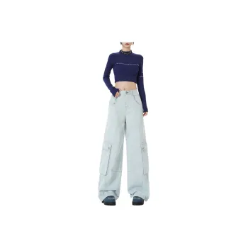 Ordifen Jeans Women's Light Blue
