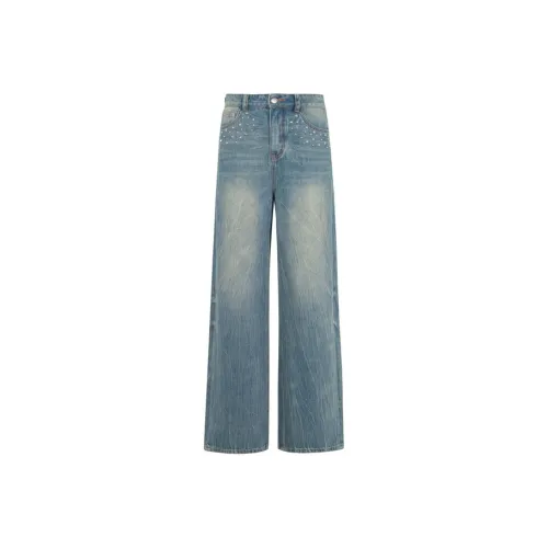Three Quarters Jeans Women's Blue