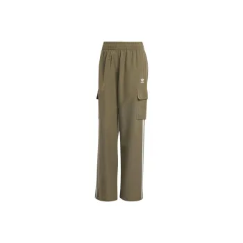 Adidas Originals Adicolor Cargo Pants Knitted Sports Pants Women's Green