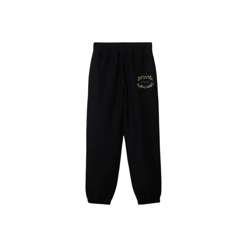Burberry Logo embroidered Track Pants-0
