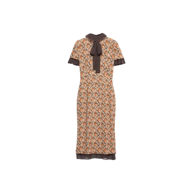 PRADA Floral Print Dress-0