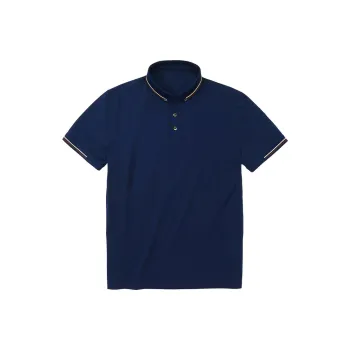 Mr.Bu Polo Shirts Men Deep Sea Blue