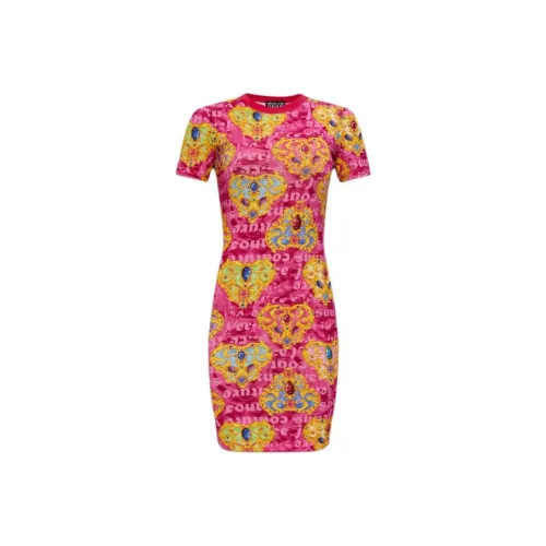 VERSACE JEANS Short-Sleeved Dresses Women's Multicolor