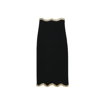 Sandro Chain detail Knitted Maxi Skirt