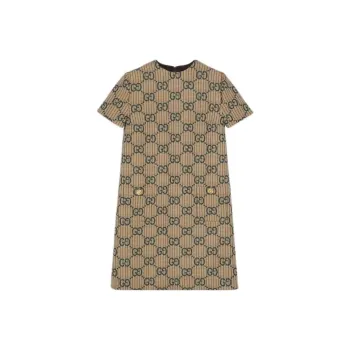 GUCCI SS24 Short-Sleeved Dresses Women's Beige