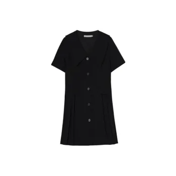 Gui'er Short-Sleeved Dresses Women's Dark Blue