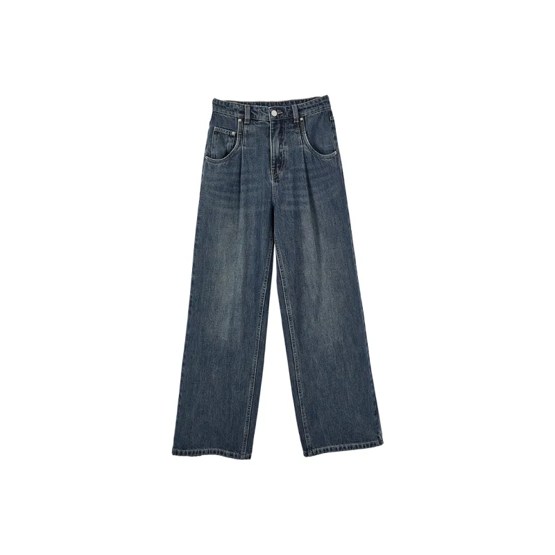 XIANGYING Jeans Women's Denim Blue-0