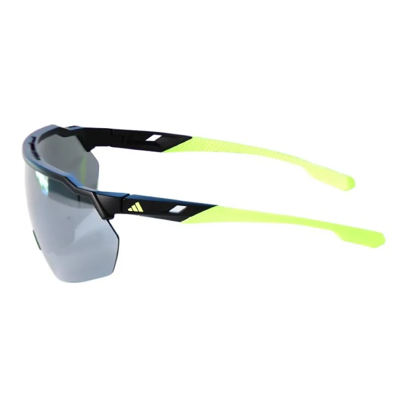 Adidas Plastic Plate Frame Irregular Shape Sunglasses Unisex Black-2