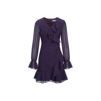 ARIADNAW STUDIO Long Sleeved Dresses Women's Purple