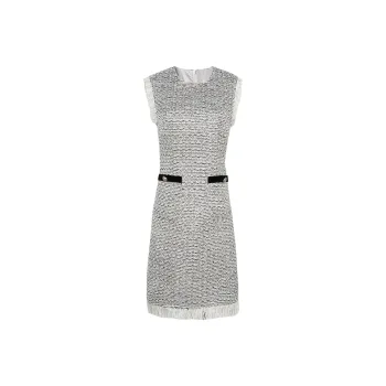 MISSSHINE Sleeveless Dresses Women's Black/White