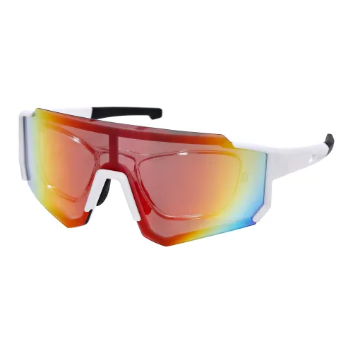 CAMELCROWN TR/Memory Plastic Silicone Irregular Shape Sunglasses Unisex