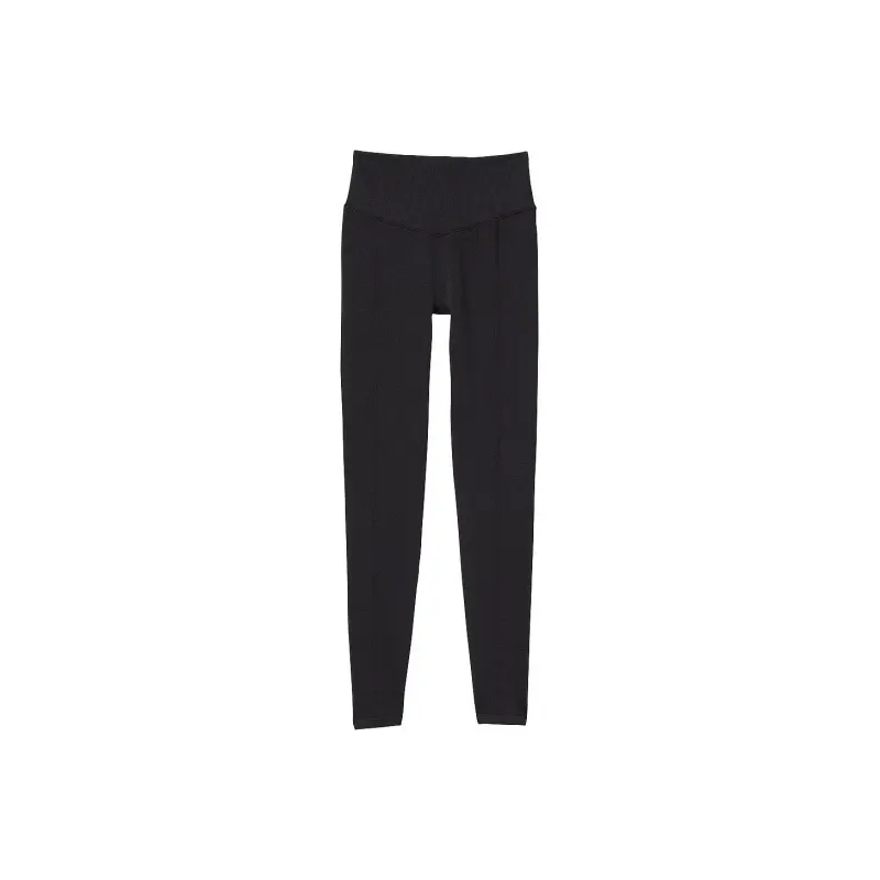 Victoria's Secret PINK SEAMLESS CLASSIC LEGGINGS/ Pure Black Leggings Women's Pure Black-0