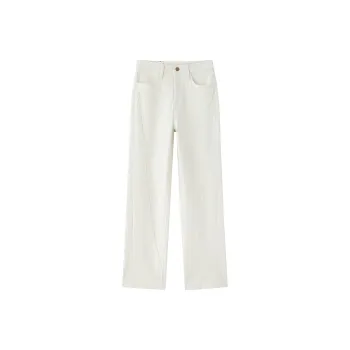 Luqingyi Jeans Women's White