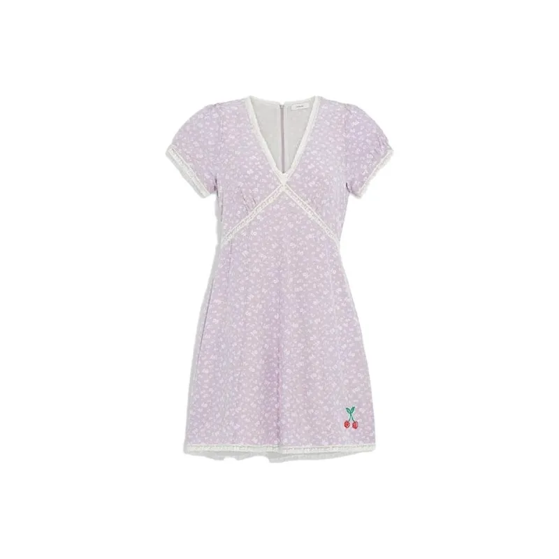 COACH Short Sleeved Dresses Women's-3