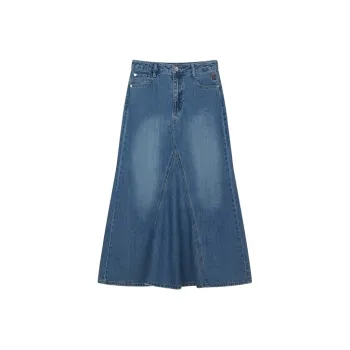 Teenie Weenie Denim Long Skirt Women's Medium Blue