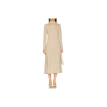 Polo Ralph Lauren Long Sleeved Dress Women's Beige
