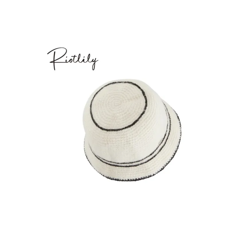 RiotLILY Sheep Wool Bucket Hats Women's-1