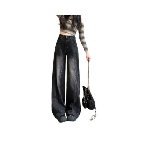 YICHEN Jeans Women's Black Gray