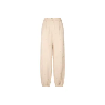 LIU·JO UOMO Knitted Sweatpants Women's Beige