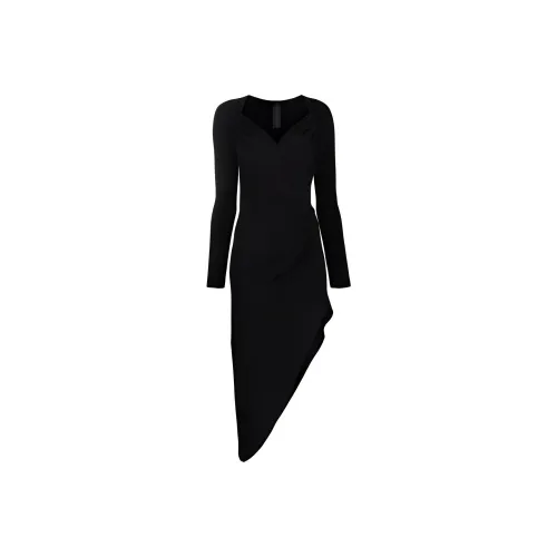 NORMA KAMALI Long sleeve Asymmetric hem Dress