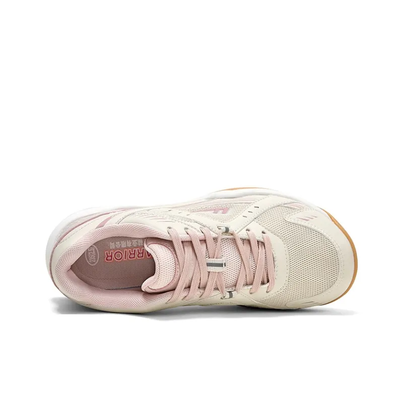 Warrior Cushioning Coverage Lightweight Low Top Training Shoes Women's Beige Pink-2