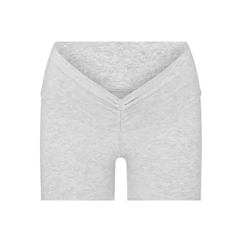 SKIMS COTTON TWIST SHORT Casual Shorts Women's Light Heather Grey