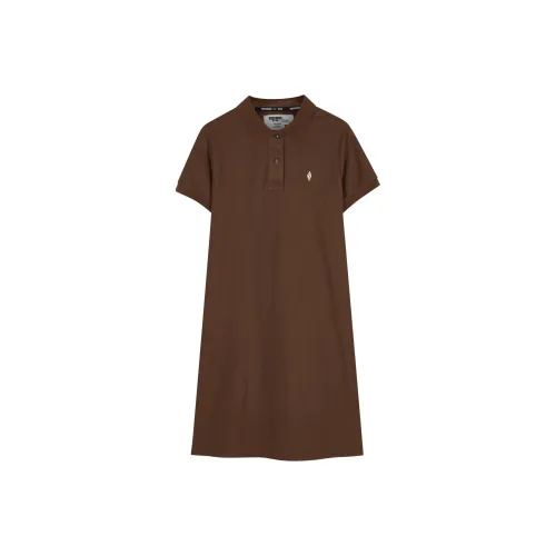 Skechers Short-Sleeved Dresses Women's Potted Brown