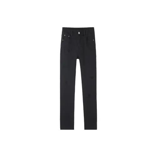 HIPPIEMISS Jeans Women's Black Gray Color