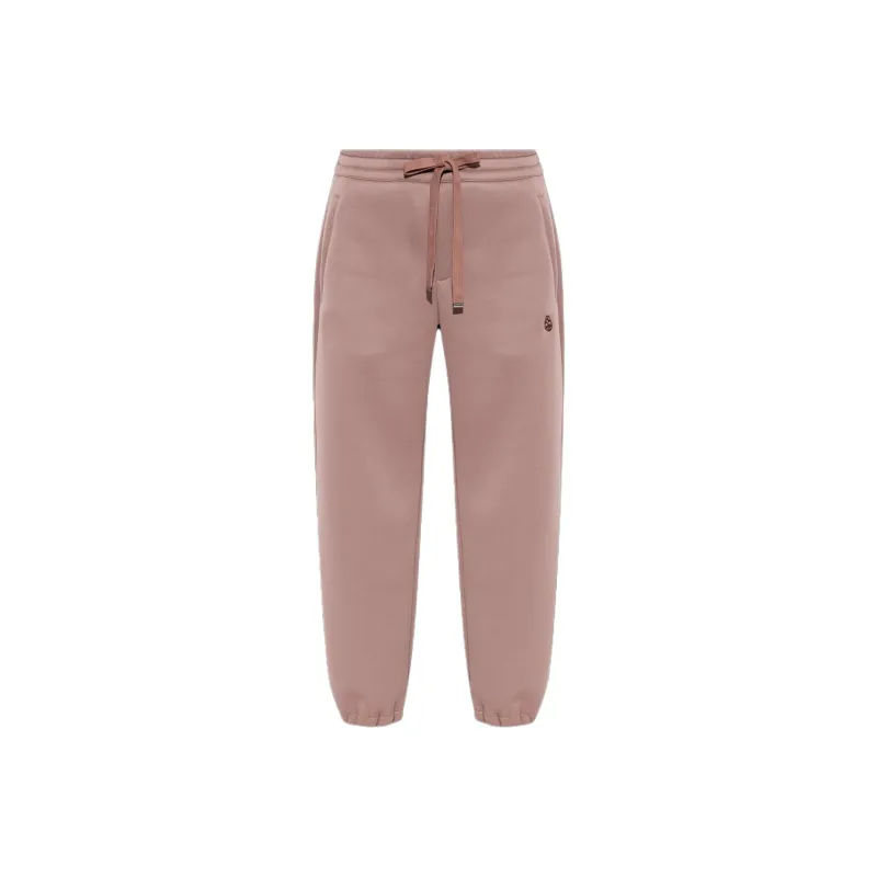Alexander McQueen Skull Embroidered Drawstring Sweatpants-0