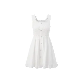 LEDIN Sleeveless Dress Women's White