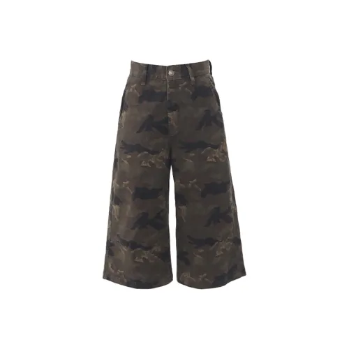 ZAVK Summer Jeans Women's Camouflage Capri Pants