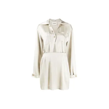 NANUSHKA Long Sleeved Dress Women's White
