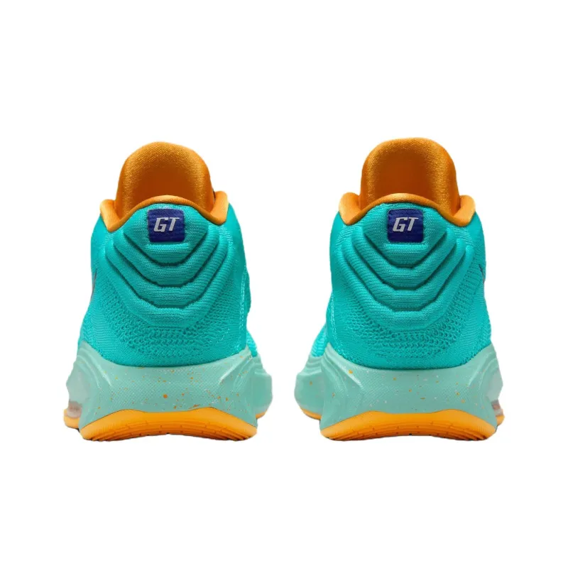 Nike GT Hustle 3 Anti Slip Wear Resistant Mid Top Basketball Shoes Men's Blue-5