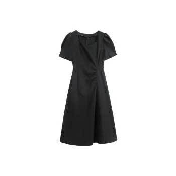 ONE PASS STUDIO Short-Sleeved Dresses Women's Black
