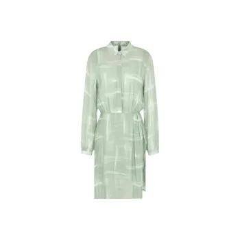 ARMANI EXCHANGEAE SS25 Long-Sleeved Dresses Women's Sage Green