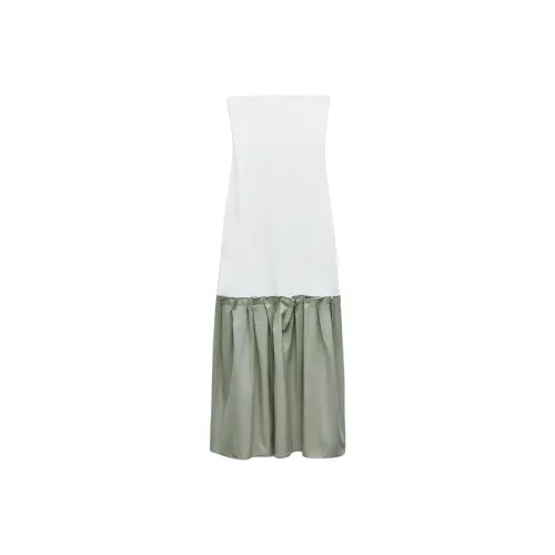ZARA Sleeveless Dress Women's White