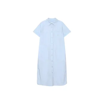 Lee Short Sleeved Dress Women's Light Blue